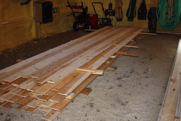 aw, the smell of new lumber! . . . .
