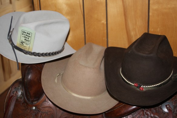 "Like hell it's yours--put it back!  This Hat Belongs To:" . . . . 