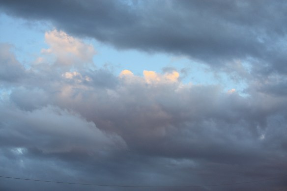 A storm brewing . . . . 