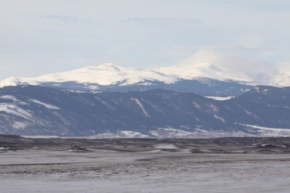 To the west, the Big Horn Mountains . . . .