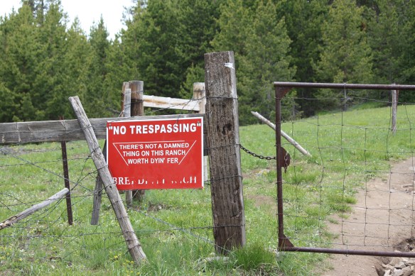 Another damn gate . . . .