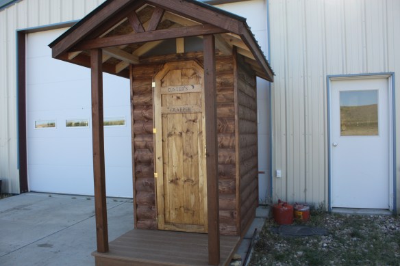 a darn good outhouse . . . .