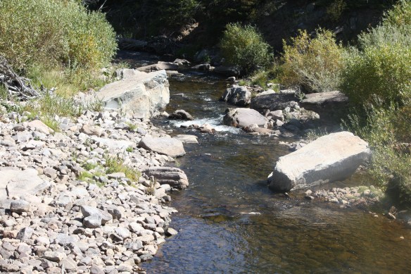 a lovely stream, and no fishing pole! . . . .