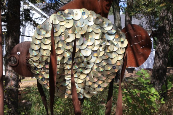 a use for all my old CD's . . . .