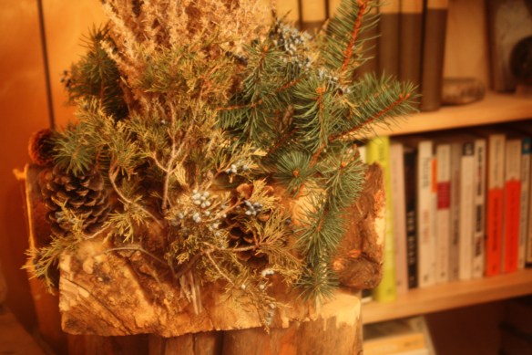 a yule log for winter solstice . . . .