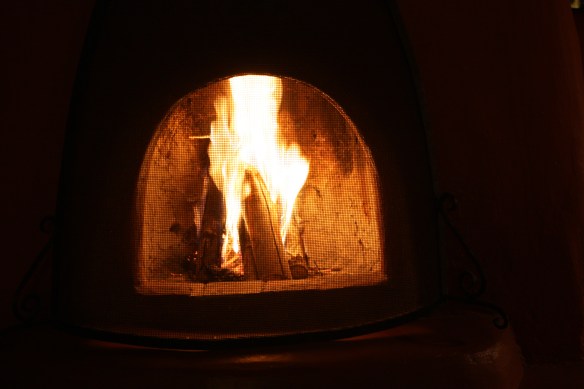Kiva fire . . . .