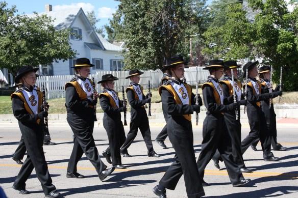 Marching to the beat of the drums . . . .