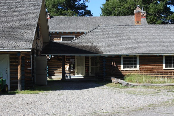 The rear view of Johnson Lodge . . . .
